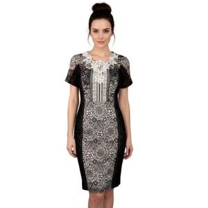 Byron Lars Melange Dress size 6 excellent condition with belt